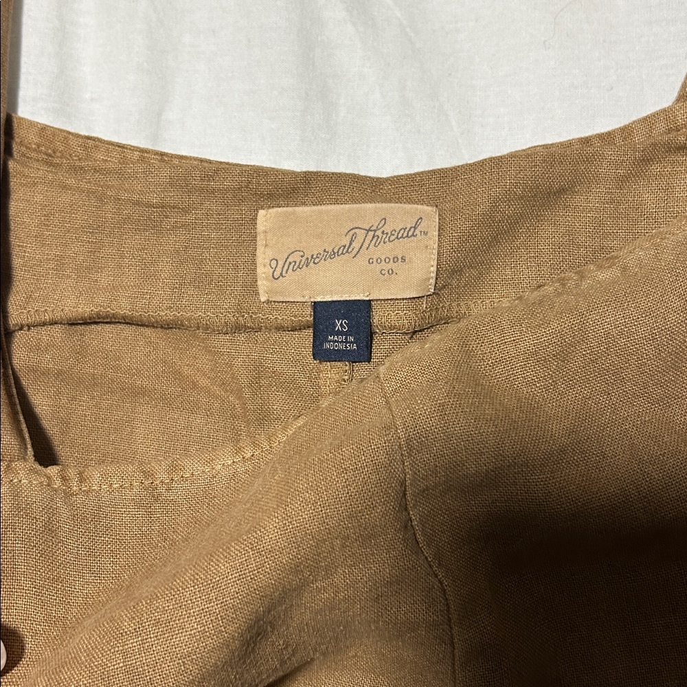 Universal Thread Utility Cropped Rust Jumpsuit - image 3